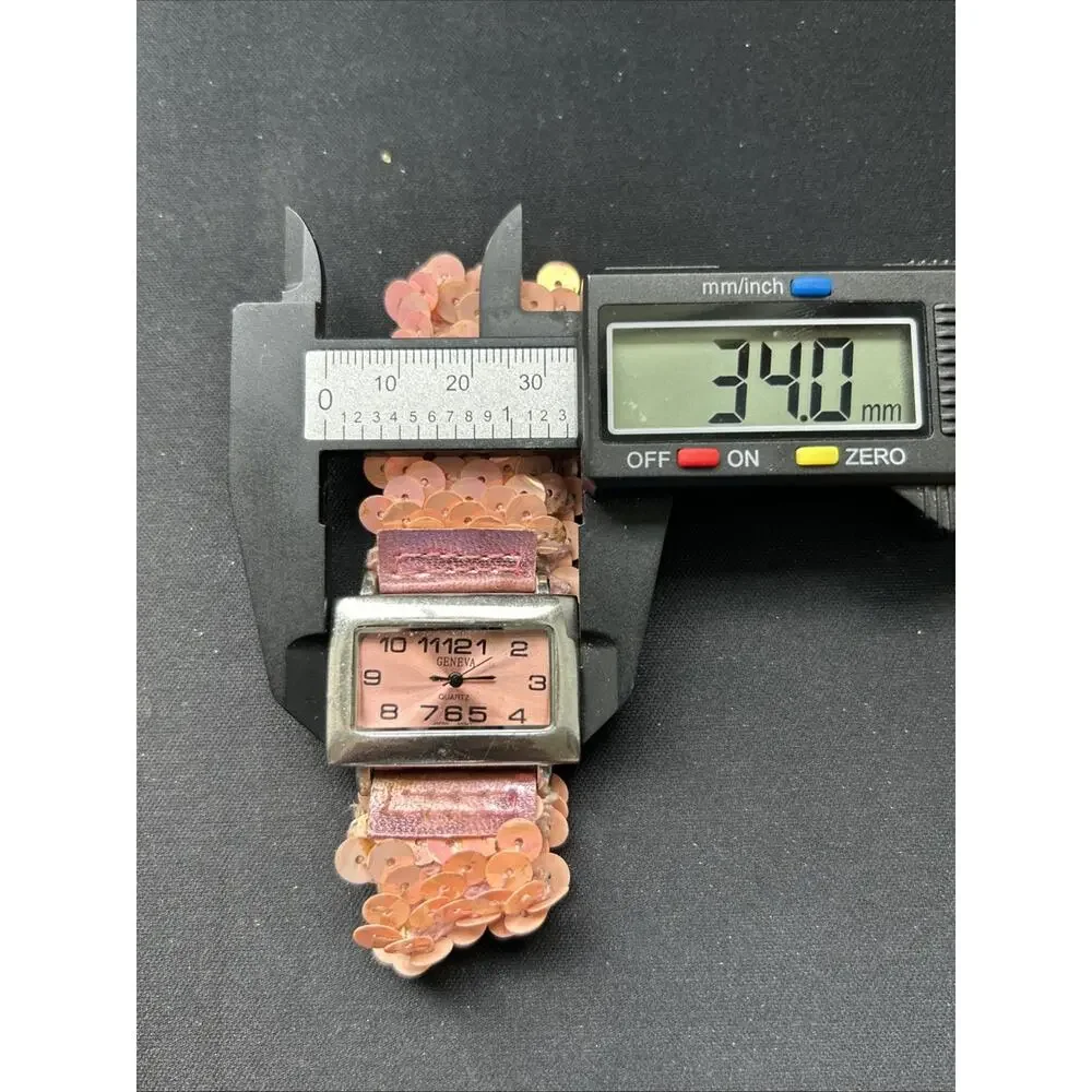 Geneva Silver Tone Pink Band Kids Quartz Watch